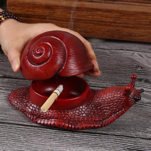 NEWYEARNEW Ashtray for Car Home Decoration Art Furnishing DIY Lucky Bussiness Wedding Gifts
