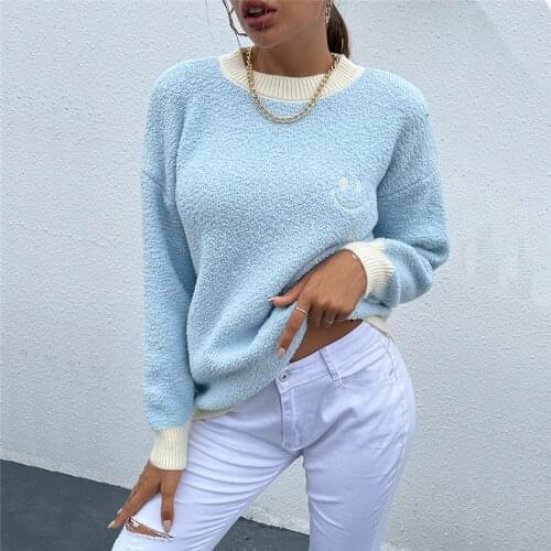 Sweaters Autumn Winter Women Sweater Knitted New Pullover Knitted Sweaters Pull Femme Jumper Long Sleeve Top Women Pull Femme