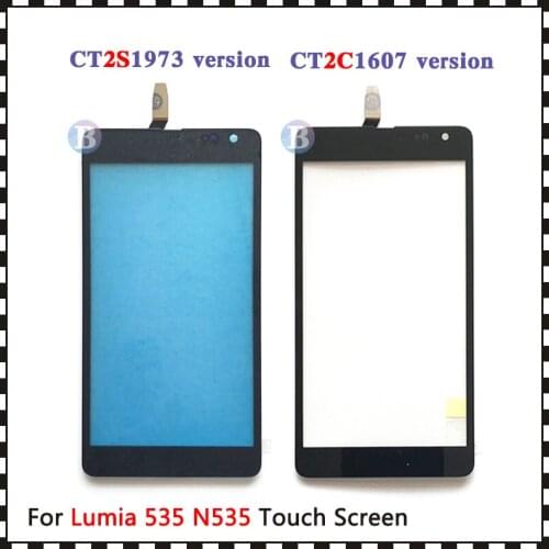10Pcs/lot 5.0" For Nokia Microsoft Lumia 535 N535 CT2S1973 CT2C1607 Touch Screen Digitizer Sensor Outer Glass Lens Panel