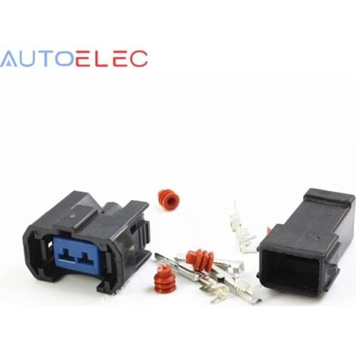 10kit 2Pin Acura OBD2 Female&male Waterproof Electrical Wire Connector Plug Acura b16 d16 k20 k24CIVIC for Fuel Injector