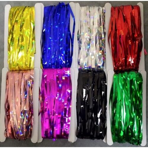 200x100cm shimmering Gold Silver Metallic Tinsel Curtain Foil Room Shiny Pub party Stage wedding decoration backdrop Background