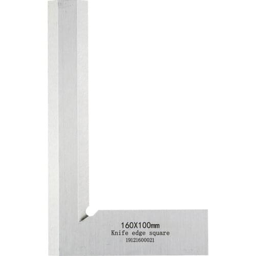 63x40 80x50 100x63 125x80 160x100 200x125mm Precision Knife Edge Square Ruler 90 Degree Right Angle Ruler Engineer MeasuringTool