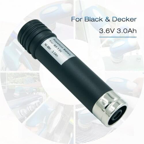 VP100 VP110 3.6V 3.0A Ni-MH Cordless screwdriver Rechargeable Battery for Black Decker VP105 VP750 VP800 VP143 Versapak Battery