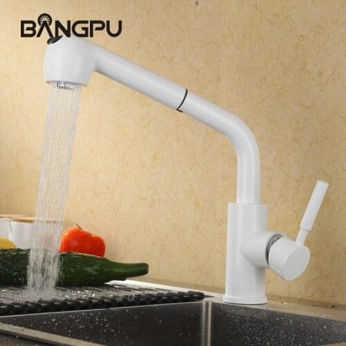 BANGPU Pull-out Bath Mixers With Shower Head