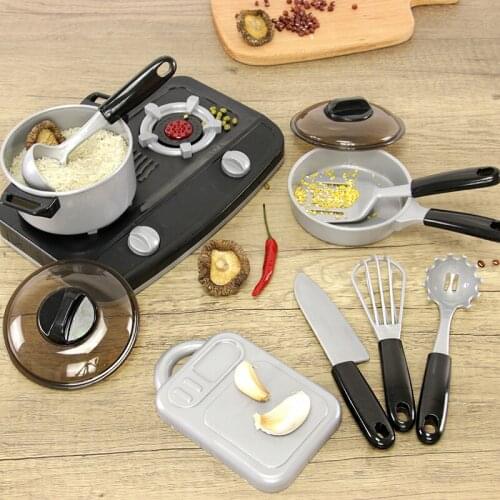 Kids Toy Kitchen Set Educational Toys For Children Cosplay Intimate Toys Games Play Girls Boy Chef Cook Food Tool Family Toy