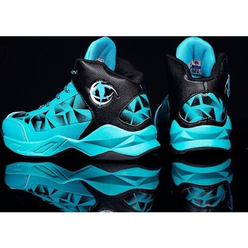 Soft Thick Sole Kids Sneakers Boys Basketball Shoes Non-slip Sport Shoes Outdoor Rubber Basketball Shoes