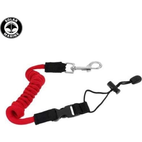 Solarmarine Elastic Paddle Leash Fishing Boats Kayak Canoe Oars Swim Cords with Paddles Rowing Boat Accessories Surfboard Leash