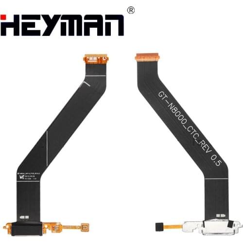 For Samsung Galaxy Note 10.1 N8000, N8010 USB Charging Port microphone Flex Cable Ribbon Replacement parts