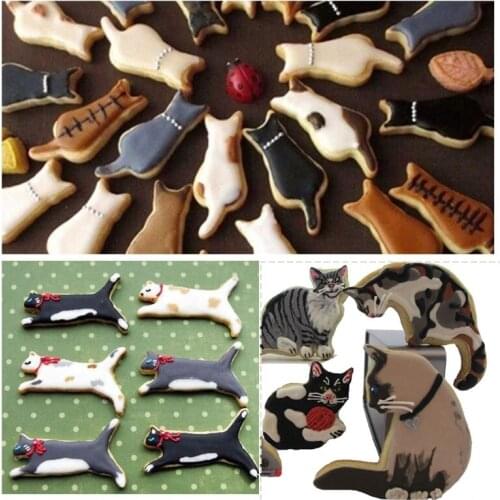 Creative Cookie Cutter Set Dessert Fondant Biscuits Stainless Steel Cookie Cutter Kitchen Baking Tools