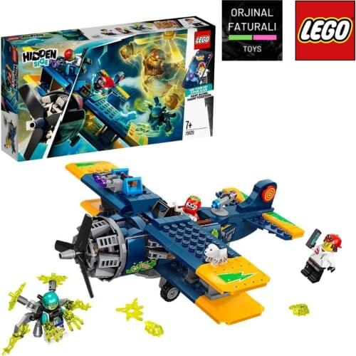 LEGO Hidden Side El Fuegos Stunt Plane 70429 Ghost Toy, Cool Augmented Reality, New (AR) Play Experience for Kids (295 Pieces)