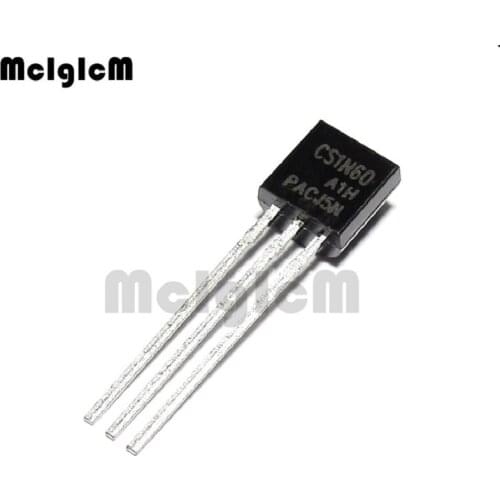 MCIGICM 10pcs CS1N60 1N60 TO-92 N-Channel Power MOSFET 0.8A 600V