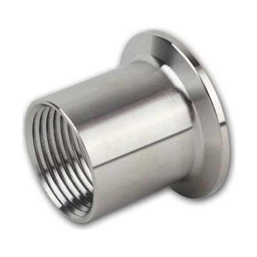 Stainless 1/2" BSPT Female X 1.5 inch Tri Clamp Sanitary Adapter SS304