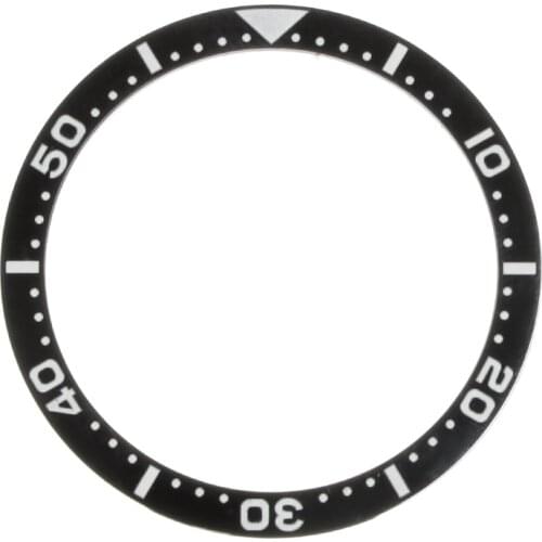 New 38mm Black Ceramic Bezel Insert For Seiko Watch Face Watches Replace Accessories For Submariner Automatic Mens Watch