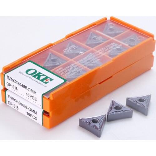 OKE TNMG160404-OMM OC2125 OP1205H OP1215 OP1315 / TNMG160408-OMM OC2125 OP1205H OP1215 OP1315 CNC carbide inserts 10PCS/BOX