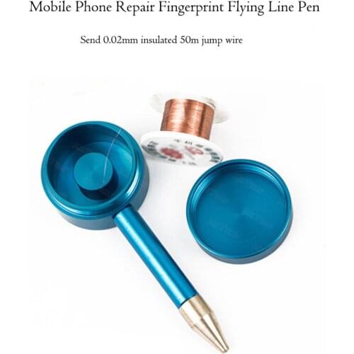 0.02mm Jumper Wire Pen Circuit Board Motherboard Repair Tools Spot Welding Soldering Jump Wire Flying Line Pens For Mobile Phone