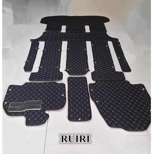 Custom full set car floor mats + trunk mat for Honda STEP WGN 7 8 seats 2015-2009 durable waterproof carpets for STEPWGN 2013