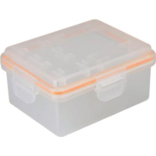 Portable Battery Storage Case for NP-FZ100 Battery Universal DSLR Camera Battery Organizer Box, with SD TF Card Holder