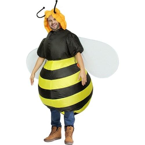 Holiday Carnival Costume Women Honeybee Inflatable Costumes Funny Party Dress Animal Cosply Halloween Costume for Woman
