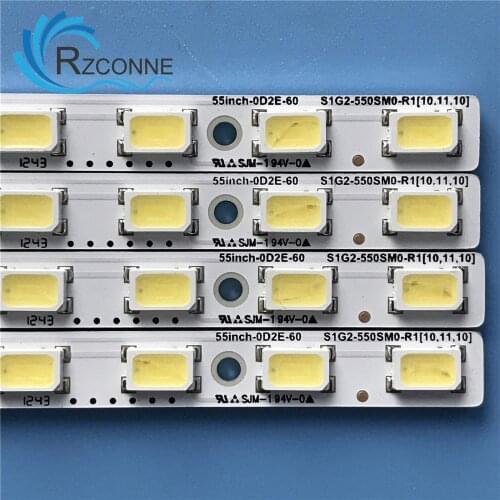 LED Backlight strip 60 lamp For Sony 55"TV 55INCH-0D2E-60 S1G2-550SM0-R1 LTI550HN02 LTY550HJ0 KDL-55HX750 LJ64-02875A LJ64-0