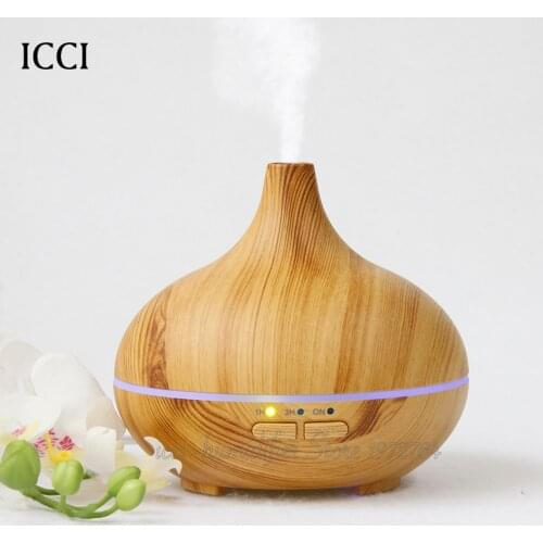 Icci Humidifier Essential oil diffuser Aroma diffuser Diffuseur huile essentiel Oil diffuser with led lamp capacity 150ml