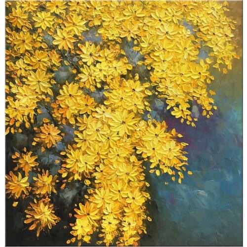 Gorgeous paintings abstract flower painting acrylic painting wall art pictures for living room home decor quadros caudros decor