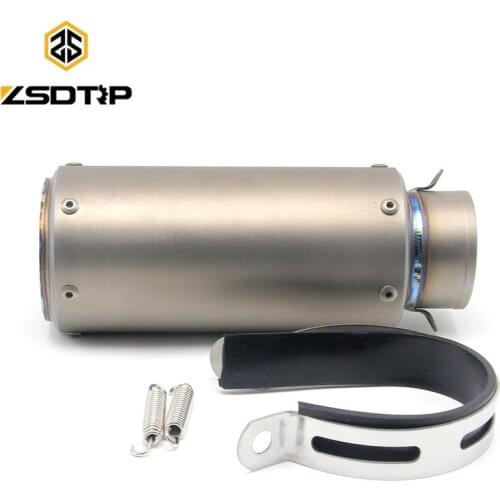 ZSDTRP High quality modified motorcycle exhaust pipe muffler scooter silencer