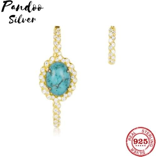 Pandoo Fashion Charm Sterling Silver Original 1:1 Copy,Asymmetric Lagoon Soleil Hoop Luxury Earrings With Stones Jewelry Gift