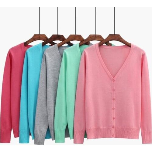 Spring Autumn Cardigan Women Oversize V-Neck Long Sleeve Knitted Sweater Female Cardigans Women Coat Jacket Ladies Outerwear