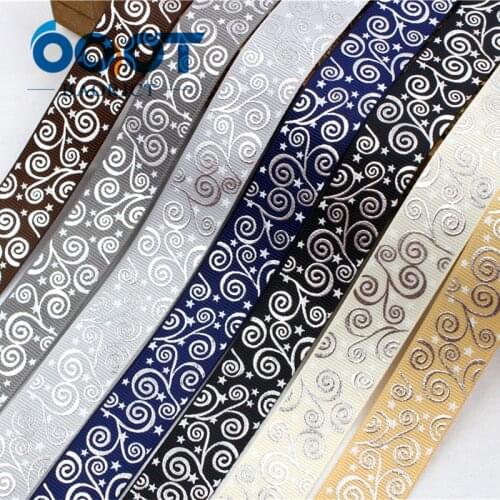 16130214 , 22MM totem hot silver Printed grosgrain ribbon, DIY handmadeHair accessories Material wedding