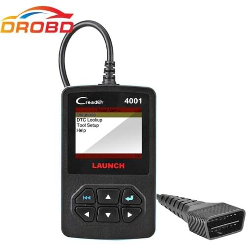 2017 Launch DIY CReader 4001 CR4001 OBDII/EOBD Auto Diagnostic Scan Tool Code Reader Multilingual Support and Free Update
