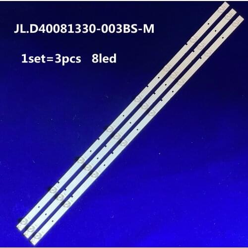 3 PCS/8 LED Backlight for hinsese 40inch LED40K3100 JL.D40081330-003BS-M