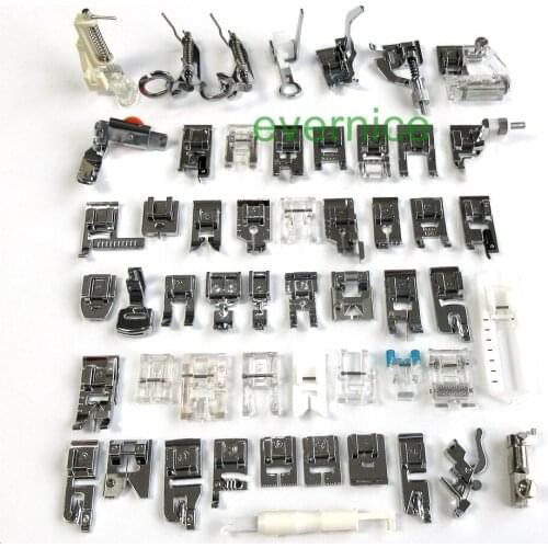 53 Pcs Feet Foot Plastic Box For Bernina Old Style 640-2 642-2 644 700 707