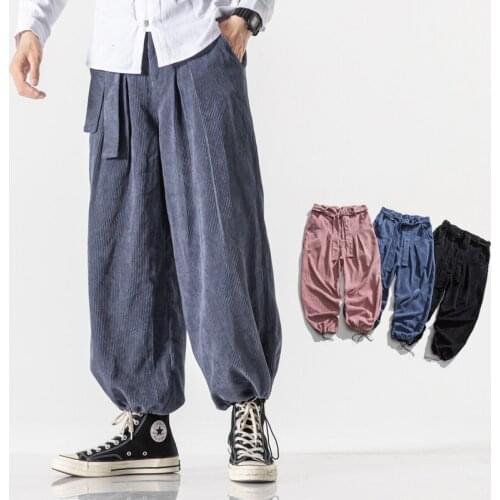 Streetwear Men‘s Harem Pants Fashion Man Jogger Sweatpants Loose Casual Trousers Woman With Belt Oversized Pencil Pants 5XL