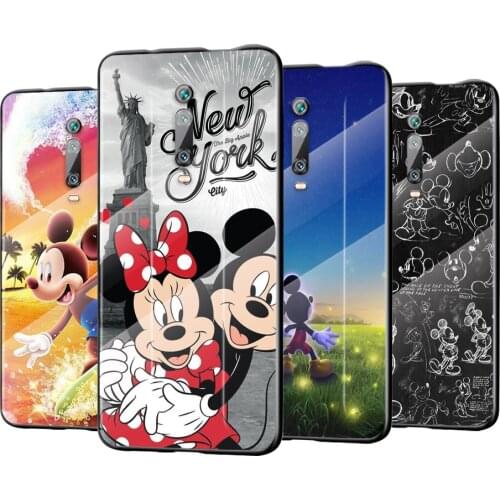 Tempered Glass Cover Mickey Minne Have Fun For Xiaomi Redmi K40 K30 K20 Pro Plus 9T 9C 9A 9 8A 7 Shockproof Phone Case