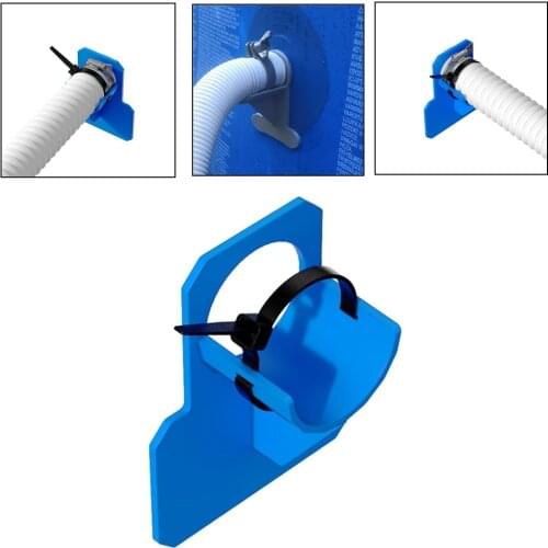 Swimming Pool Pipe Holder Support Mount Supports Pipes 30-38mm For Intex Keep Incoming Water Horizontal Holder With Cable Tie