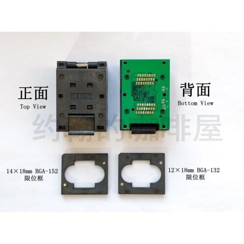 JRS BGA152 Testing Seat TSOP48 Go BGA132 152 Stand Clamp Empty Frame