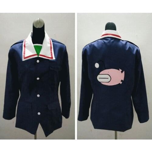 Girls und Panzer Yukari Akiyama Ooarai Sensha-do 2nd Anniversary Coat Cosplay Costume F008