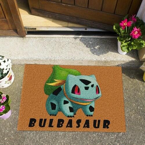 Mat,Bulbasaurr Doormat,Home Decor,Wedding Gift,Personalized Doormat,Animals here,Housewarming Gift,Front Doormat,Customized Mats
