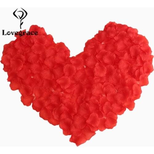 Lovegrace 3*100 pieces of wedding rose petals per package wedding wedding simulation petals non-woven petals rose petals