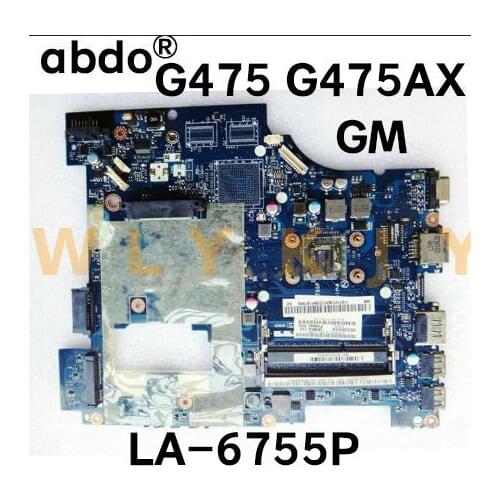 For Lenovo G475 G475AX laptop motherboard LA-6755P motherboard AMD CPU DDR3 has been 100 fully tested