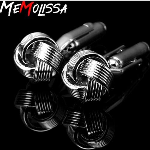 MeMolissa 3 pairs Luxury shirt cufflinks for mens gift Brand cuff buttons Piano keys cuff links Black High Quality abotoaduras