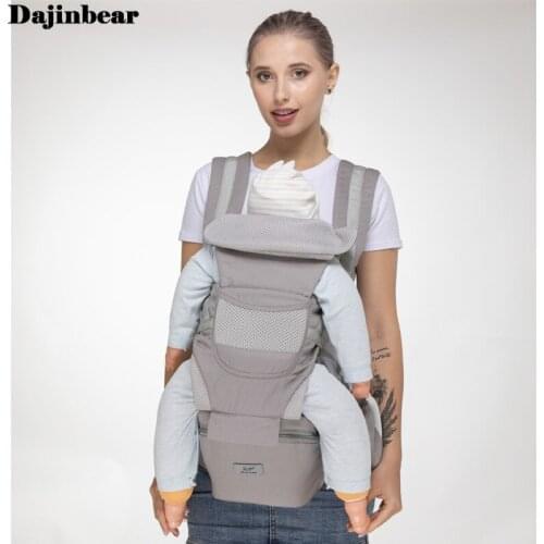 New 0-48 Months Ergonomic Baby Carrier 3 In 1 Infant Baby Hipseat Carrier Front Facing Ergonomic Kangaroo Baby Wrap Sling
