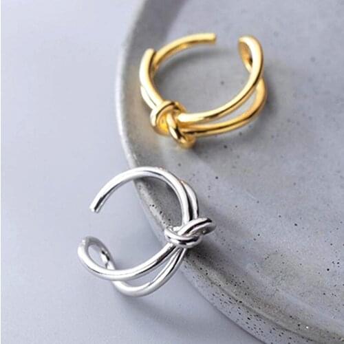 Charming Boho Bowknot Bow Rings For Women Vintage Finger Ring 2021 Knuckle Female Fashion Jewelry Wedding Gifts