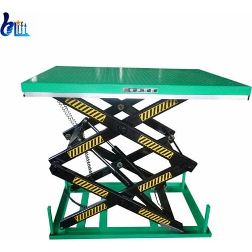 Ce Certified Pit Scissor Hydraulic Lift Tables For Warehouse Workshop Use