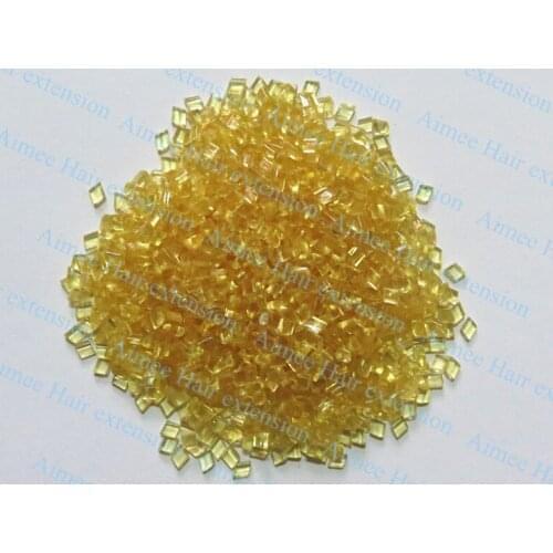 Wholesale 1kg Italy Glue Grain Transparent yellow / Soft Adhesion Fusion Glue Keratin which imported from Italian