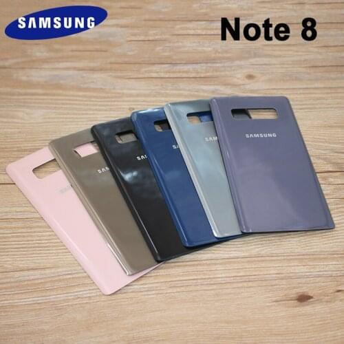 Original For Samsung Galaxy Note8 N950 N950F N9500 SM-N950F Battery Back Cover Door Housing Replacement Repair Parts With Logo