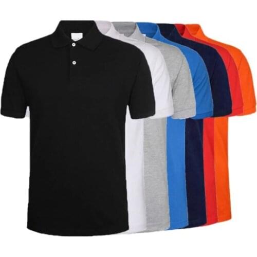 New Summer High Quality Men Polo Shirts Casual Business Social Short Sleeve Mens Shirts Polo Shirt Men Top Oversized T-Shirt