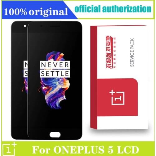 TFT/AMOLED LCD For Oneplus 5 Display For Oneplus A5000 Touch Screen Digitizer Assembly Replacement 5.5'' Black No/With Frame