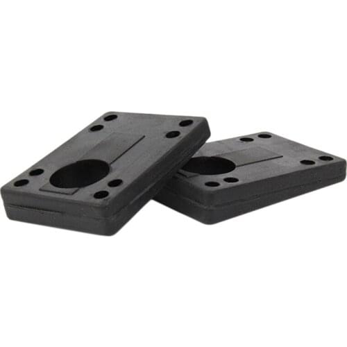 Top!-2Pcs Rubber Skateboard Riser Inclined Gasket Longboard Shock Pads Land Surfing Skateboard Accessories