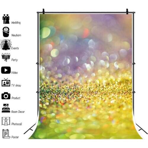 Vinyl Backgrounds Photography Magic Polka Dot Light Bokeh Baby Newborn Birthday Party Portrait Photo Studio Backdrop Photocall